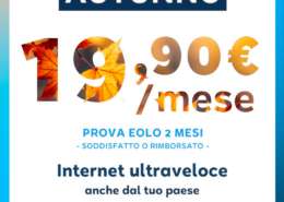Promo Autunno EOLO – internet ultraveloce