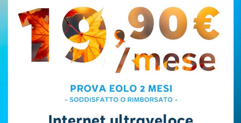 Promo Autunno EOLO – internet ultraveloce